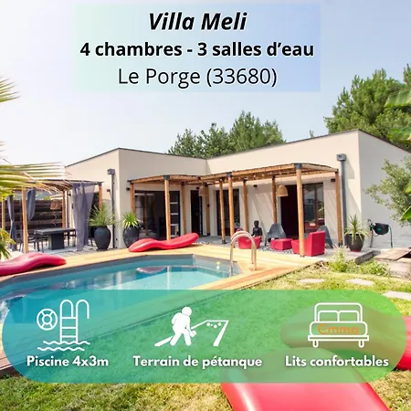 Meli - : La Plage, Lege-cap Ferret Et Lacanau A 10 Minutes Villa